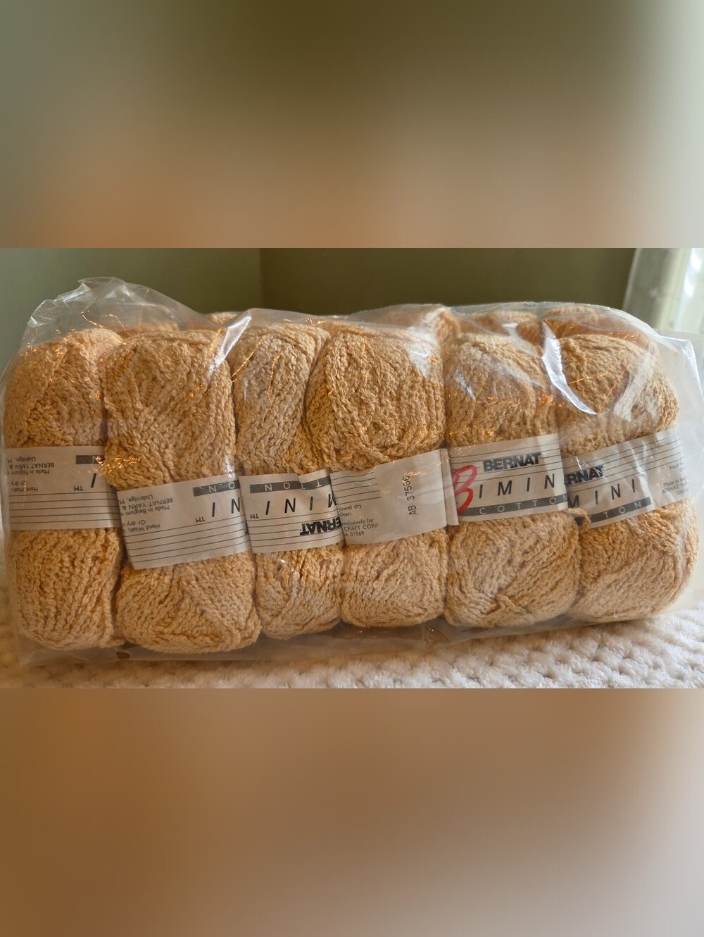 NWT BERNAT BIMINI COTTON YARN MADE IN BELGIUM